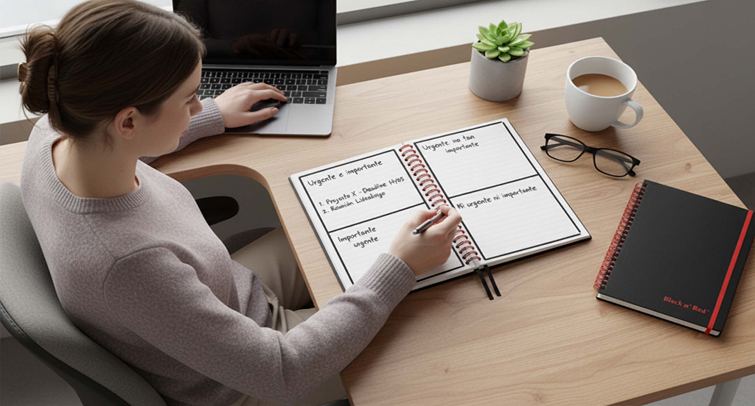 Prioriza sin culpa:  cómo usar la Matriz Urgente–Importante en tu semana