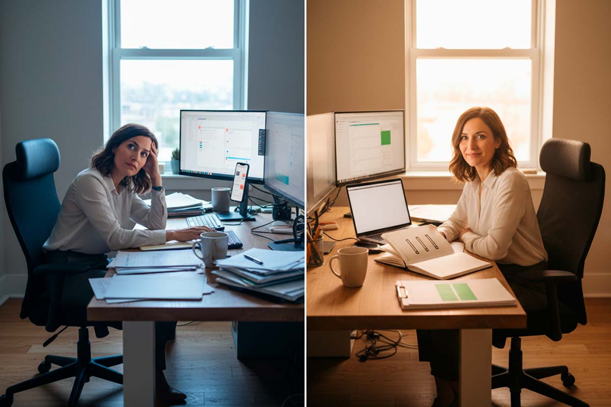 Cómo trabajar con calma cuando tienes un “infinite workday”