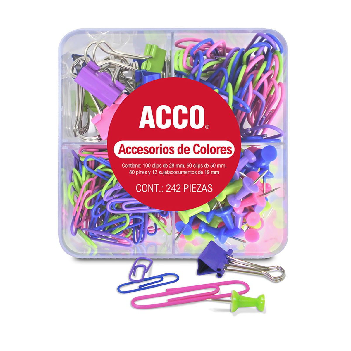 Set Clips y accesorios Uva 242 piezas