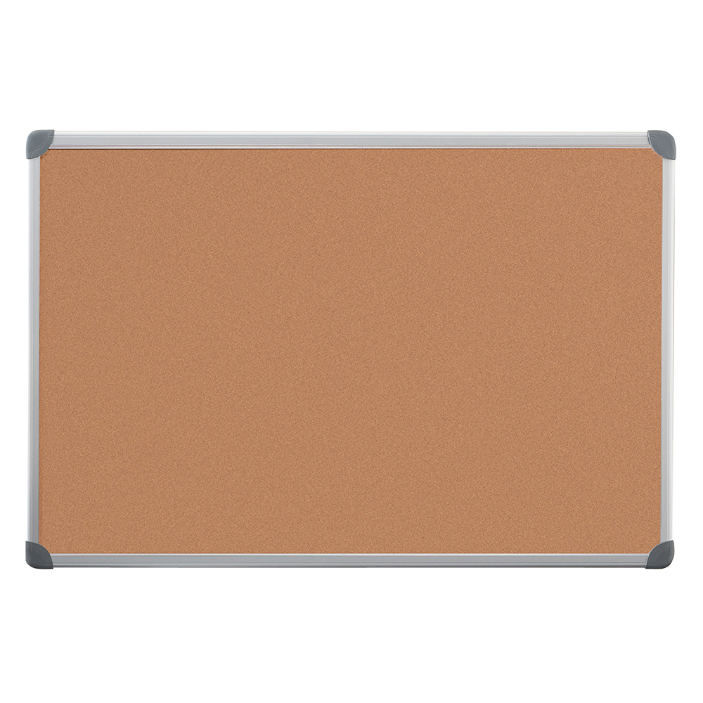 Pizarrón corcho 60x90cm marco aluminio