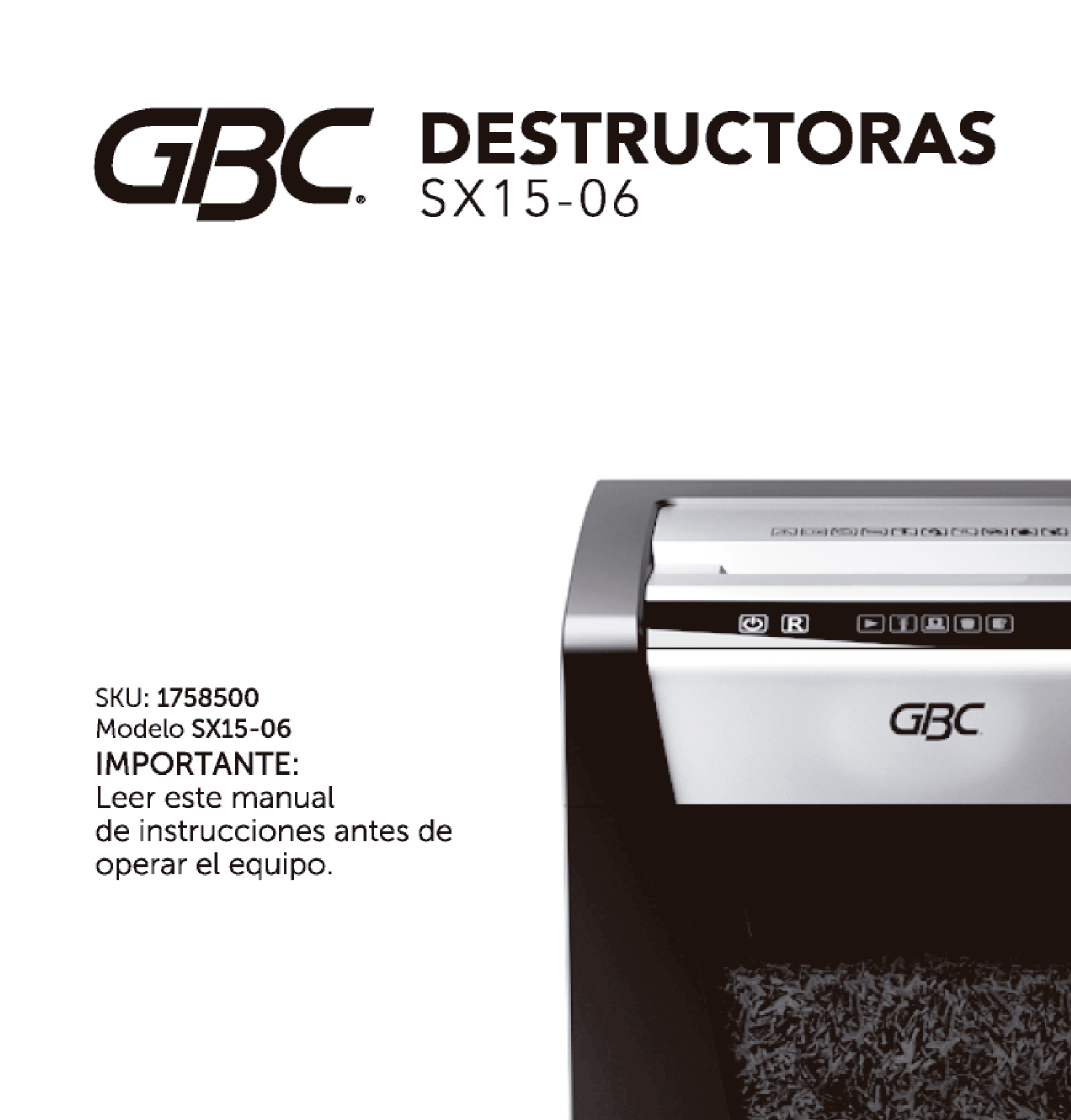 1758500 Manual de usuario y garantía 