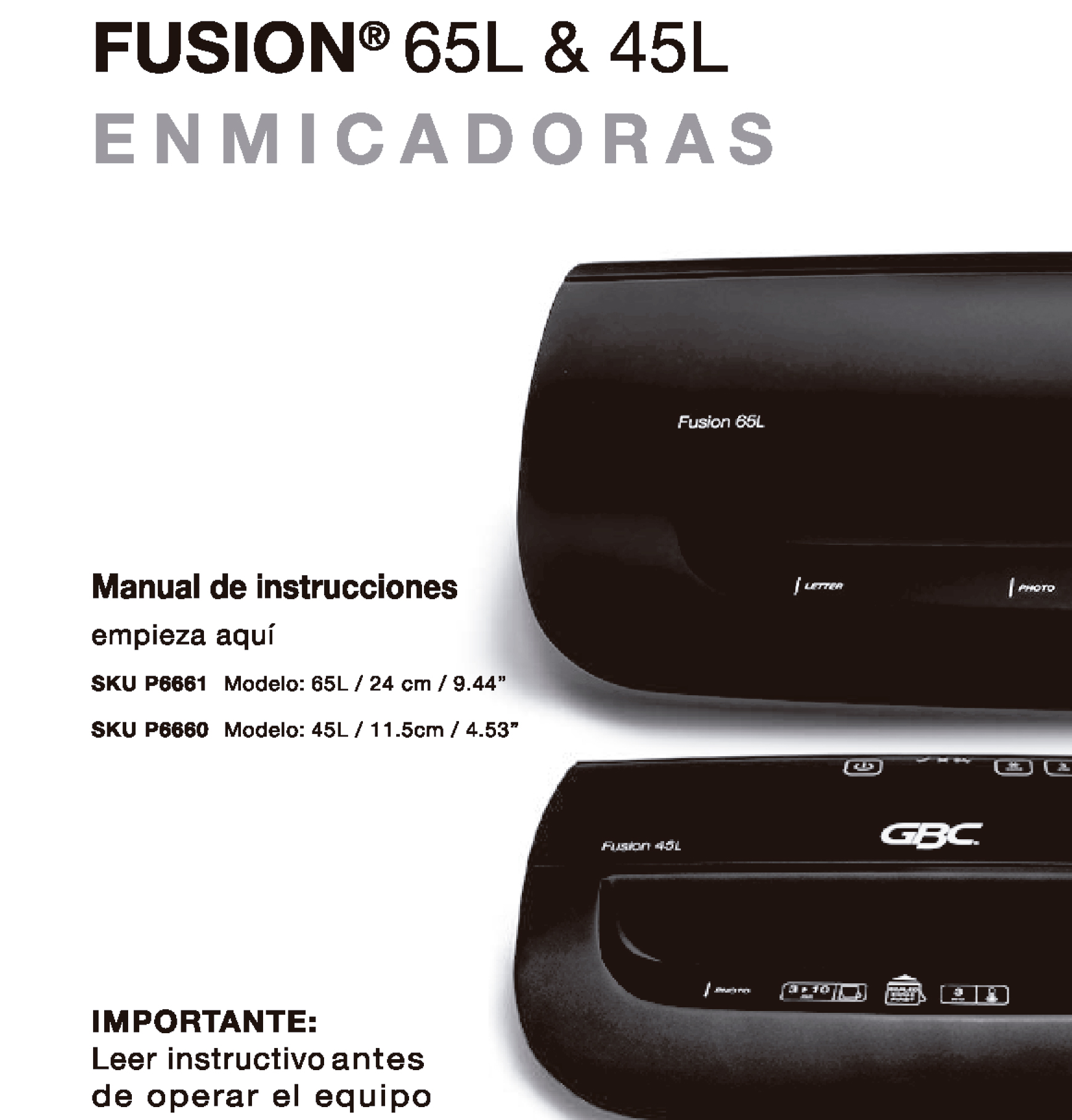 P6661 Manual de usuario y garantía